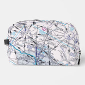 Luftfahrtskizze Waschbeutel (Vorderseite)