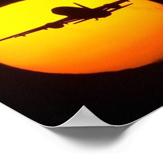 LUFTFAHRTSONNE POSTER (Ecke)