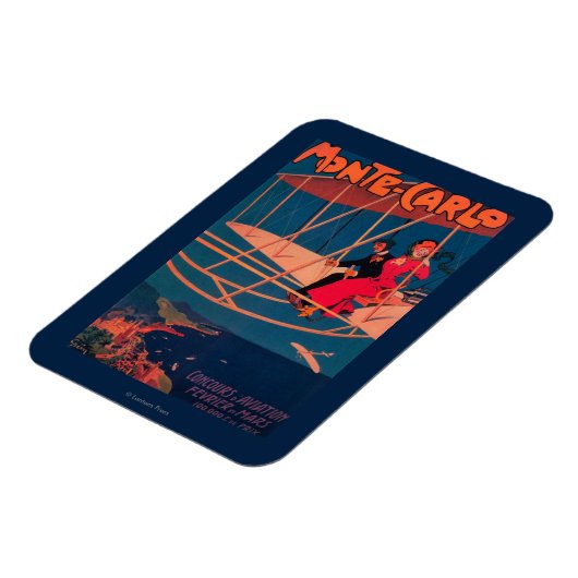 Luftfahrtsportplakat Magnet (Linke Seite)