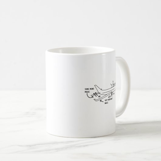 Luftfahrttechnik-Magie Kaffeetasse (VorderseiteRechts)