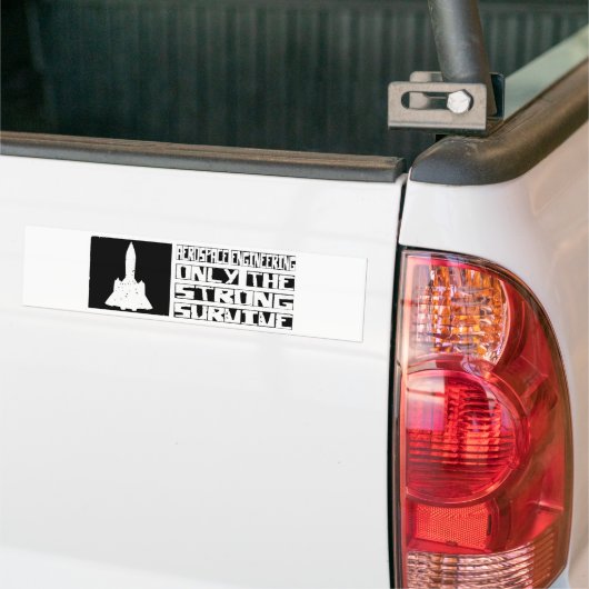 Luftfahrttechnik überleben autoaufkleber (Auf Lkw)