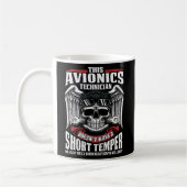 Luftfahrttechniker Avioniker T Kaffeetasse (Links)