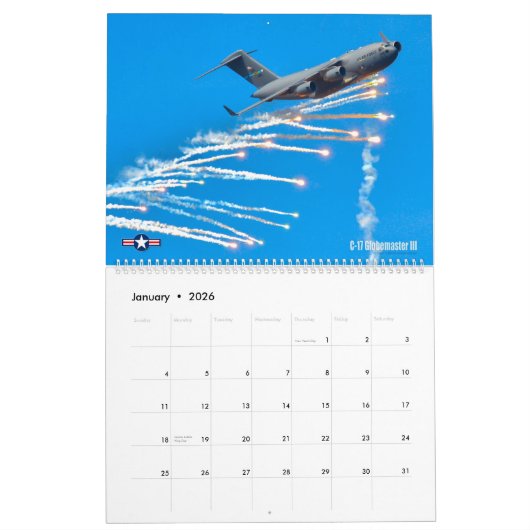 LUFTFAHRTUNTERNEHMEN - C-17-Globemaster III Kalender (Jan 2026)
