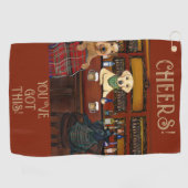 LUFTFAHRTUNTERNEHMEN UND FREUNDE GOLFHANDTUCH (Horizontal)