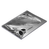 Luftfahrtzeichen: Nach oben Nahe Ansicht Notizblock (Linke Seite)