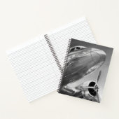 Luftfahrtzeichen: Nahe Ansicht Notizblock (Innenseite)