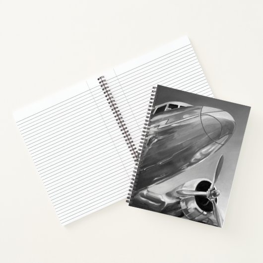 Luftfahrtzeichen: Nahe Ansicht Notizblock (Innenseite)