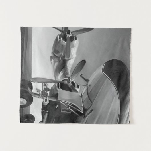 Luftfahrtzeichen Wandteppich (Vorderseite (Horizontal))