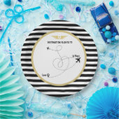 Luftfahrzeug am Bestimmungsort Luftfahrzeug und Fl Pappteller (Party)