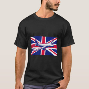 Luftfahrzeug Aviation Mechanical UK United King T-Shirt