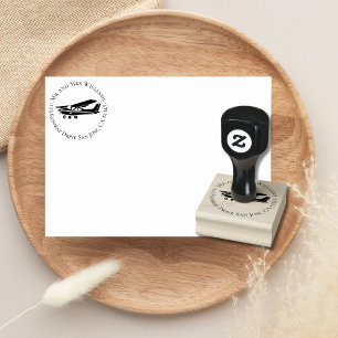 Luftfahrzeug-Cessar-Pilot Gummistempel