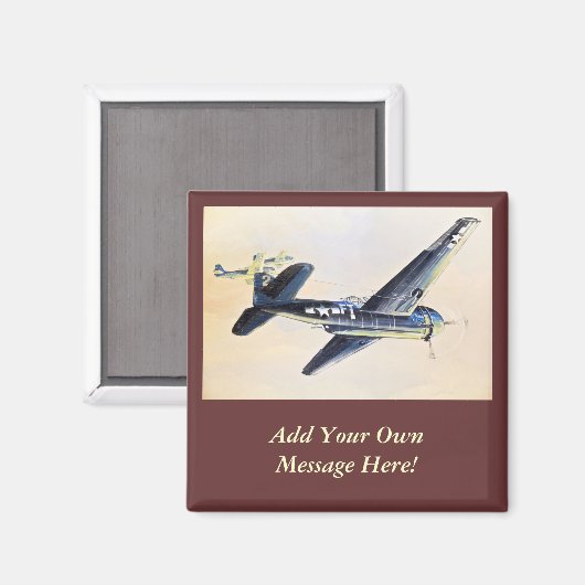 Luftfahrzeug des Zweiten Weltkriegs Magnet (Vorderseite/Rückseite)