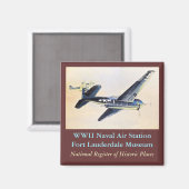 Luftfahrzeug des Zweiten Weltkriegs Magnet (Vorderseite/Rückseite)
