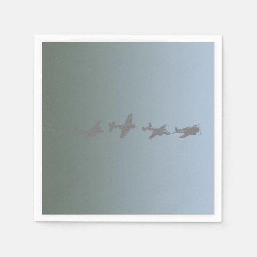 Luftfahrzeug des Zweiten Weltkriegs Serviette (Vorderseite)