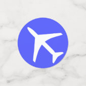 Luftfahrzeug-Flugzeug-Pilot Flug-Sky Konfetti (Klein Vorderseite)