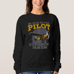 Luftfahrzeug-Flugzeug Pilot Luftfahrzeug-Fluglehre Sweatshirt