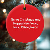 Luftfahrzeug Foto Weihnachten Personalisierten Car Keramik Ornament