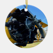 Luftfahrzeug Foto Weihnachten Personalisierten Car Keramik Ornament (Vorne)