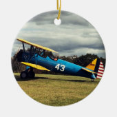 Luftfahrzeug Foto Weihnachten Personalisierten Car Keramik Ornament (Vorne)
