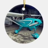 Luftfahrzeug Foto Weihnachten Personalisierten Car Keramik Ornament (Vorne)