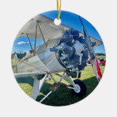 Luftfahrzeug Foto Weihnachten Personalisierten Car Keramik Ornament (Vorne)