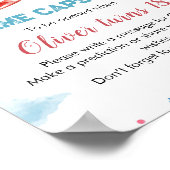 Luftfahrzeug Geburtstagszeit Kapselposter Poster (Ecke)