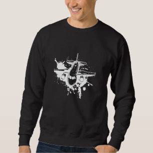 Luftfahrzeug Graffiti Aviation Sweatshirt