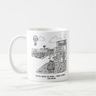 Luftfahrzeug-Ingenieur für Heißluftballon Kaffeetasse