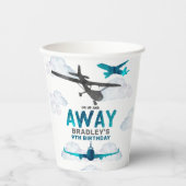 Luftfahrzeug jedes Alter Geburtstagspartei Pappbecher (Vorderseite)