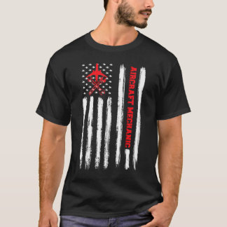 Luftfahrzeug Mechanischer Luftverkehr Tech America T-Shirt