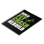 Luftfahrzeug-Pilotprogramm für das Funny RC-Flugze Notizblock (Linke Seite)