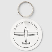 Luftfahrzeug Schlüsselanhänger (Vorderseite)