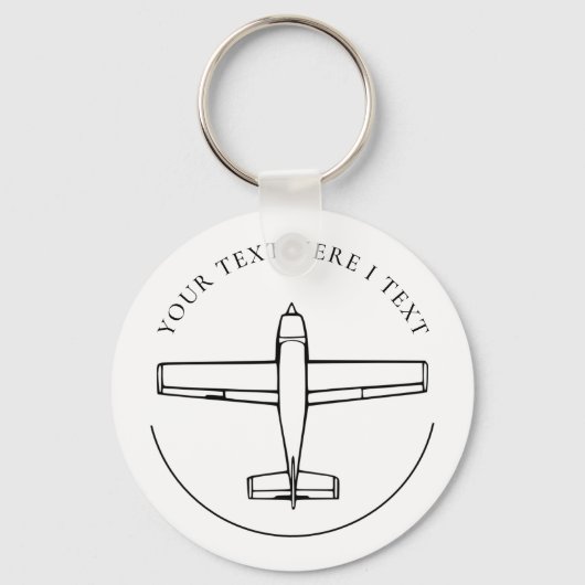 Luftfahrzeug Schlüsselanhänger (Vorderseite)