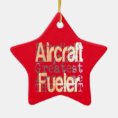 Luftfahrzeug-Treibstoff-Sonderbeauftragter Keramik Ornament (Hinten)