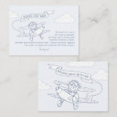 Luftfahrzeug-Wertvoller Frachtbrief Begleitkarte (Vorne/Hinten)