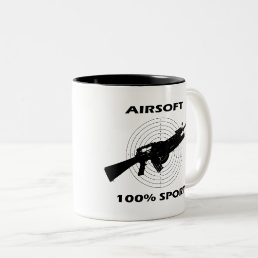 LUFTFAHRZEUG ZWEIFARBIGE TASSE (VorderseiteRechts)