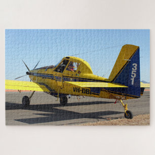 Luftfahrzeuge von Air Tractor (gelb & blau) Puzzle