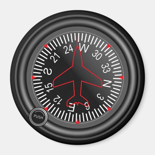 Luftfahrzeugführungsanzeiger Magnet (Vorne)
