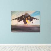 LUFTFAHRZEUGKRAFTFAHRT STÄRKTE LEINWAND (Insitu (Holzboden))