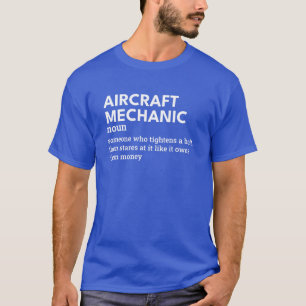 Luftfahrzeugmechanik - Definition des Flugzeug T-Shirt