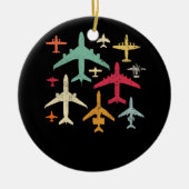 Luftfahrzeugmechanik — verschiedene Arten von Flug Keramik Ornament (Vorne)