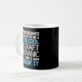 Luftfahrzeugmechaniken Kaffeetasse (Vorderseite Links)