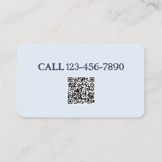 Luftfahrzeugpiloten — kundenspezifische QR Visitenkarte (Rückseite)