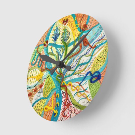 Luftfederhalterung Runde Wanduhr (Winkel)