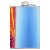 Luftfeldern bei Peak Bloom Flachmann (Rückseite)