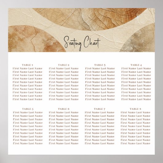 Luftfeuchtigkeit neutraler natürlicher Elemente Bo Poster (Vorne)