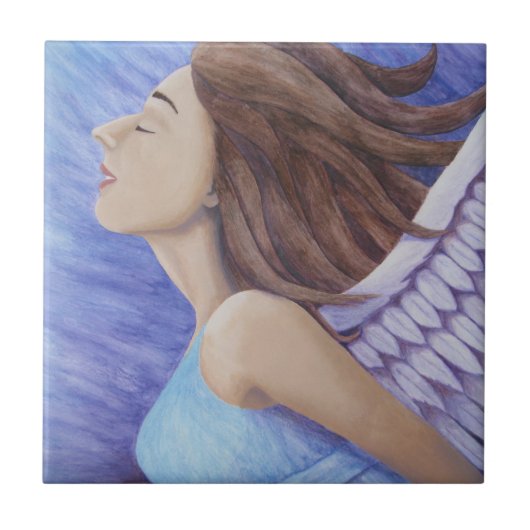 Luftfliege (4,25" x 4,25") Keramik Fliese (Vorderseite)