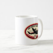Luftfracht Rette Zeit Kaffeetasse (VorderseiteRechts)