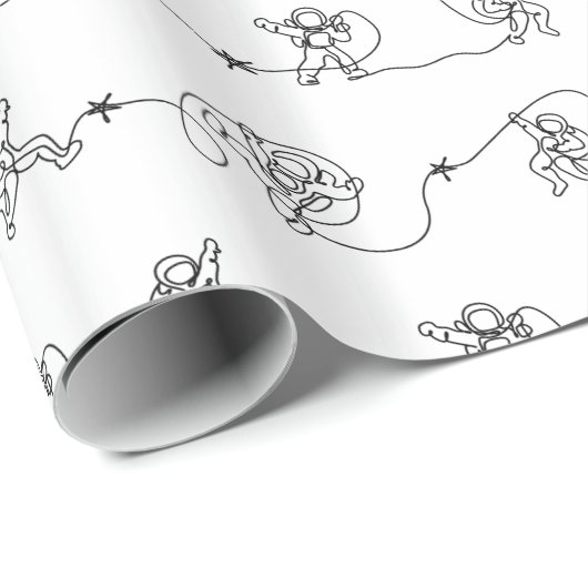 Luftfrachtpapier Geschenkpapier (Rolleneckpunkt)