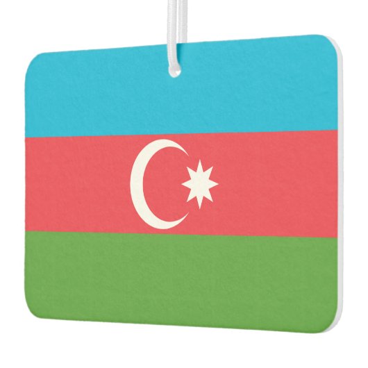 Luftfreaks mit der Flagge Aserbaidschans Autolufterfrischer (Links)